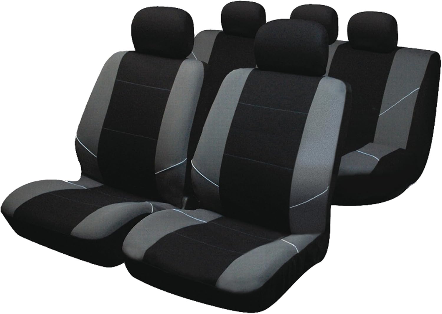 Sakura Merton universal seat cover set in black and grey