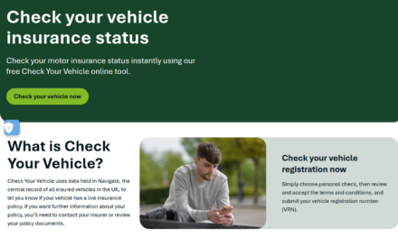 Can you check if a car is insured? The UK route for your own vehicle, and what changes after a crash