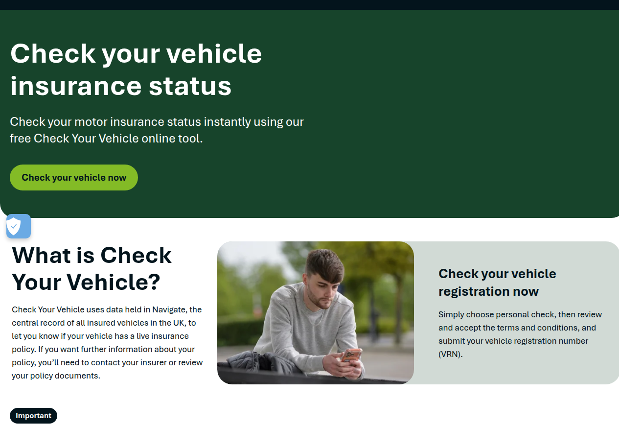 Can you check if a car is insured? The UK route for your own vehicle ...