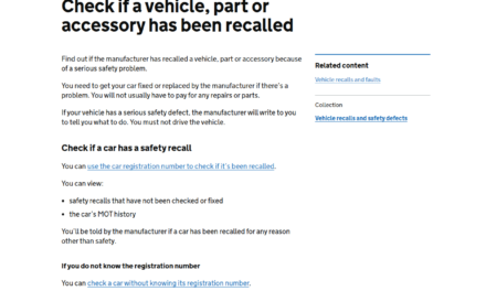 Used car recall check: the 5-minute UK search to run before you pay a deposit