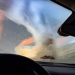 A frost peephole is not enough: clear your windscreen properly before you drive
