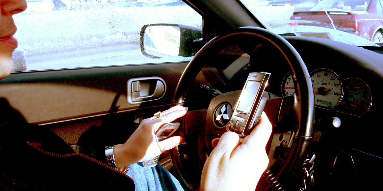Where can you put a phone holder in your car legally?